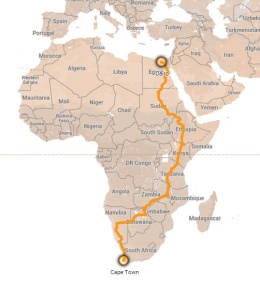 The Adventure, Cairo to Cape Town